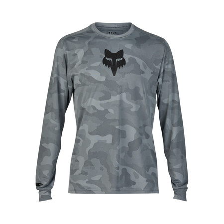 KOSZULKA ROWEROWA Z DŁUGIM RĘKAWEM FOX RANGER TRU DRI CLOUD GREY S