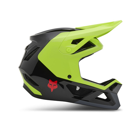 KASK ROWEROWY FOX JUNIOR RAMPAGE BARGE CE/CPSC FLUORESCENT YELLOW YL