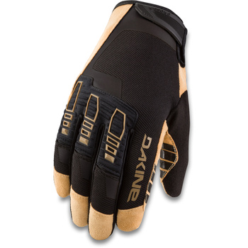 RĘKAWICZKI ROWEROWE DAKINE - CROSS-X GLOVE - BLACK TAN - CZARNA-PIASKOWA