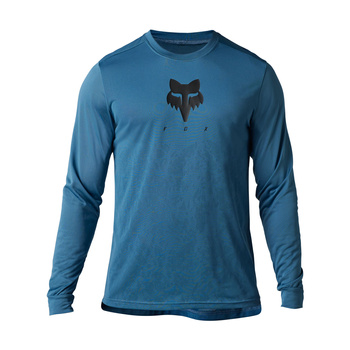 KOSZULKA ROWEROWA FOX - RANGER TRU DRI LS JERSEY [DRK SLT]