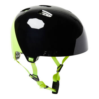 KASK ROWEROWY FOX FLIGHT PRO PRPUS BLACK/YELLOW S