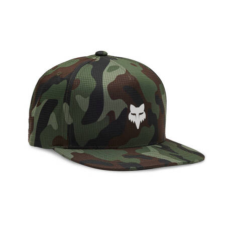 CZAPKA Z DASZKIEM FOX FOX HEAD TECH SNAPBACK GREEN CAMO OS