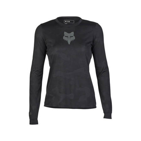 KOSZULKA ROWEROWA Z DŁUGIM RĘKAWEM FOX LADY RANGER TRU DRI BLACK XS