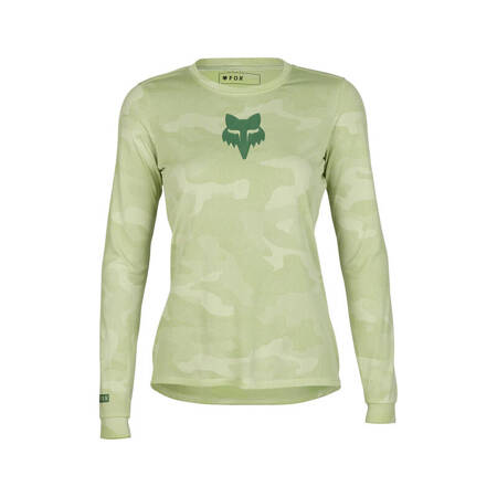 KOSZULKA ROWEROWA Z DŁUGIM RĘKAWEM FOX LADY RANGER TRU DRI CACTUS XS