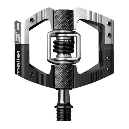 PEDAŁY ROWEROWE CRANKBROTHERS MALLET E LONG SPINDLE BLACK/SILVER/BLACK